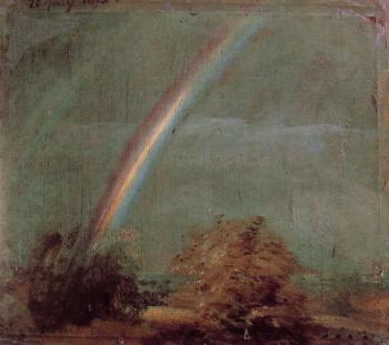 約翰 康斯特佈爾 Landscape with a Double Rainbow 約翰 康斯特佈爾 Landscape with a Double Rainbow
